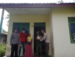 Polsek Teluk Meranti Salurkan Bantuan Kepada Warga Kurang Mampu