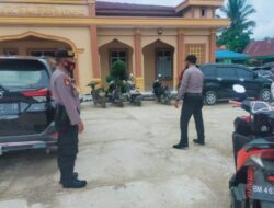 Ibadah Jum’at, Polsek Pangkalan Lesung Patroli di Tempat Ibadah