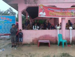 Berlangsung Sukses, Kapolsek Kerumutan Hadiri Penutupan Open Turnamen Desa Pangkalan Panduk