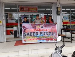 Sambangi Lokasi di Kelurahan, Polsek Bunut Kembali Gelar Sosialisasi Saber Pungli