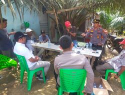 Ajak Masyarakat Untuk Tertib Kamtibmas, Polsek Pangkalan Lesung Lakukan Ini