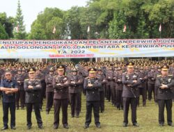 Polri Kembali Lantik 1.254 Bintara Menjadi Perwira