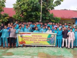 Kepada Siswa – Siswi, Polsek Pangkalan Lesung Lakukan Sosialisasi Penerimaan Anggota Polri