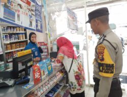 Lakukan Patroli Ini, Polsek Bunut Sambangi Sejumlah Pusat Perbelanjaan