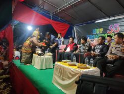 Dampingi Bupati dan Camat, Kapolsek Kerumutan Hadiri Peresmian Pamsimas