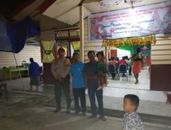 Ibadah Natal 2022, Polsek Teluk Meranti PAM di Gereja