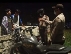 Polsek Bunut Patroli di Malam Hari, Cegah Aksi C3