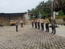 Kapolsek Kerumutan Polres Pelalawan Berikan Arahan Tentang Pentingnya Kedisiplinan