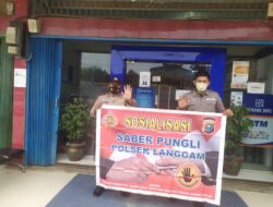 Polsek Langgam Sosialisasikan Pepres Nomor 87 Tahun 2016