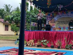 Jalin Silaturahmi, Polsek Kerumutan Hadiri Acara Pembukaan Pentas Seni