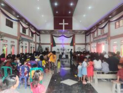 Natal Tahun 2022, Kapolsek Langgam Libatkan Sejumlah Personil Lakukan Pengamanan