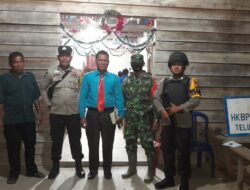 Dalam Rangka Ibadah Natal, Polsek Teluk Meranti Kembali Pengamanan di Tempat Ibadah Gereja