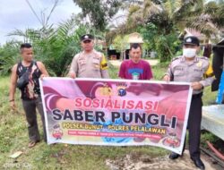 Polsek Bunut Kembali Giatkan Sosialisasi Saber Pungli