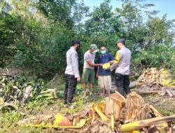 Kegiatan Rutin, Upaya Pencegahan Karhutla Terus di Lakukan Polsek Pangkalan Lesung