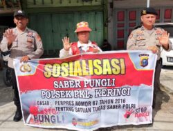 Sosialisasi Saber Pungli Polsek Pangkalan Kerinci, Ini Lokasinya