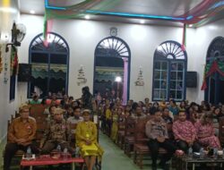 Pastikan Aman, Kapolsek Kerumutan Pimpin Pengamanan Gereja di Wilayah Hukumnya