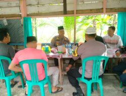 Kegiatan Jumat Curhat, Kapolsek Teluk Meranti Dengar Keluhan Warga