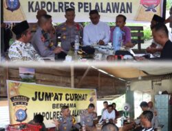 AKOMODIR KELUHAN DAN PERMASALAHAN MASYARAKAT TENTANG KAMTIBMAS ,POLRES PELALAWAN LAKSANAKAN JUMAT CURHAT