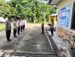 Kapolsek Ukui Siagakan Personil Pengamanan perayaan Pergantian Tahun Baru 2023 di Kecamatan Ukui