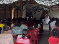 Ibadah Natal, Polsek Teluk Meranti PAM di Gereja