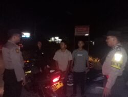 Polsek Kerumutan Tingkatkan Patroli Malam Hari, Cegah Aksi Premanisme