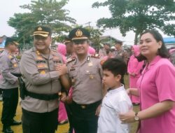 Kapolres Pelalawan Pimpin Upacara, Kapolsek Ukui Naik Pangkat