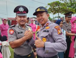 Kenaikan Pangkat, Kapolsek Kerumutan Berikan Selamat Kepada Anggotanya