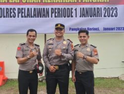 Ucapkan Selamat, Kapolsek Teluk Meranti Hadiri Upacara Kenaikan Pangkat di Mapolres