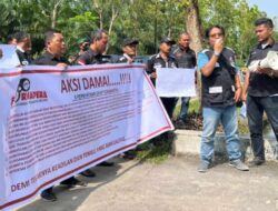 FORMAPERA Berunjuk Rasa Di Kantor KPU Deli Serdang, Ini Penyebab Nya