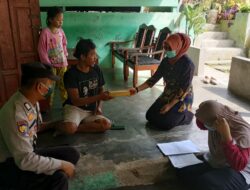 Bersama Tim Satgas, Polsek Kerumutan Tracking Kontak Erat Pasien Covid-19