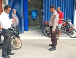 Antisipasi Gangguan Kamtibmas, Polsek Ukui Sambangi Anjungan Tunai Lakukan Patroli Bersenjata