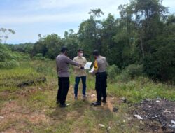 Cegah Karhutla di Wilayahnya, Kapolsek Pangkalan Lesung Kerahkan Personil Lakukan Patroli