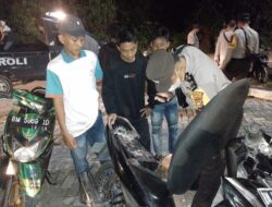 Polsek Bunut Gelar KRYD, Berikan Himbauan Kamtibmas