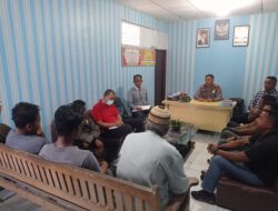 Berlangsung di Mapolsek, Kapolsek Bunut Mediasi Antara Kelompok Masyarakat dengan Petugas Keamanan PT. BGN