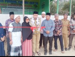 Ketua Komisi I DPRD Pelalawan Resmikan Yayasan Pondok Tahfid’z Qur’an Darul A’Rifiyah Al Musthafa Terbangiang