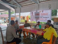 Program Jumat Curhat, Polsek Bunut Terima Keluhan Warganya