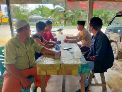 Personil Bhabinkamtibmas Polsek Pangkalan Lesung Laksanakan Kegiatan Jumat Curhat