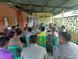 Kapolsek Bandar Sei Kijang AKP Mulian Dony, SH Pimpin Langsung Giat Jumat Curhat