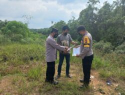 Rutin di Laksanakan, Polsek Pangkalan Lesung Kembali Cegah Kebakaran