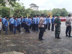 Hari Kesadaran Nasional, Polsek Pangkalan Lesung Ikuti Upacara
