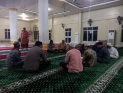 Personil Polsek Pangkalan Lesung Giat Subuh Harmoni