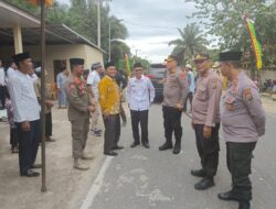 Dihadiri Kapolres dan Bupati, Kapolsek Bunut Pimpin Pengamanan Wirid Akbar