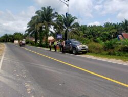 Polsek Pangkalan Lesung Tingkatkan Patroli di Jalan Lintas Timur