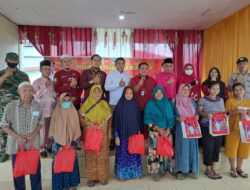 Di Desa Teluk Binjai, Polsek Teluk Meranti Hadiri Kegiatan PKB Dinas Kesehatan Pelalawan