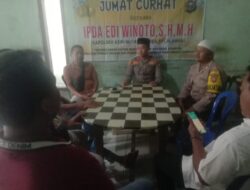 Setiap Minggunya, Polsek Kerumutan Gelar Program Jumat Curhat
