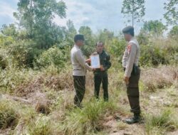 Polsek Pangkalan Lesung Cegah Kebakaran Hutan dan Lahan