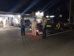Pimpin Giat KRYD, Kapolsek Bunut Berikan Himbauan Kamtibmas