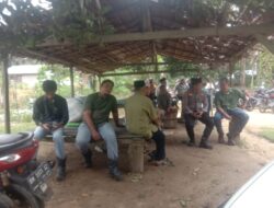 Dengar Warga Meninggal, Kapolsek Kerumutan Lakukan Giat Sambang Duka Harmoni