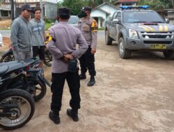 Polsek Pangkalan Lesung Ajak Warga Untuk Jaga Kamtibmas