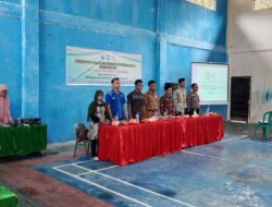 Pastikan Aman, Polsek Kerumutan Hadiri Musdes MDPT Bumdes Tuah Sekata